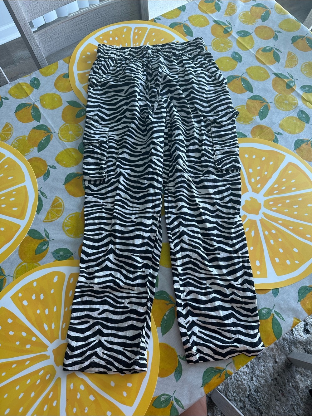 NWOT zebra pants size xs